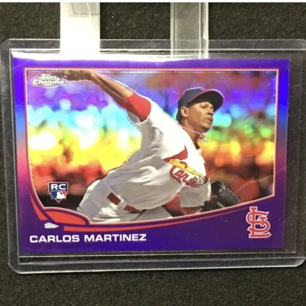 Carlos Martinez Purple Refractor Rookie 2013 Topps Chrome 107 Cardinals RC